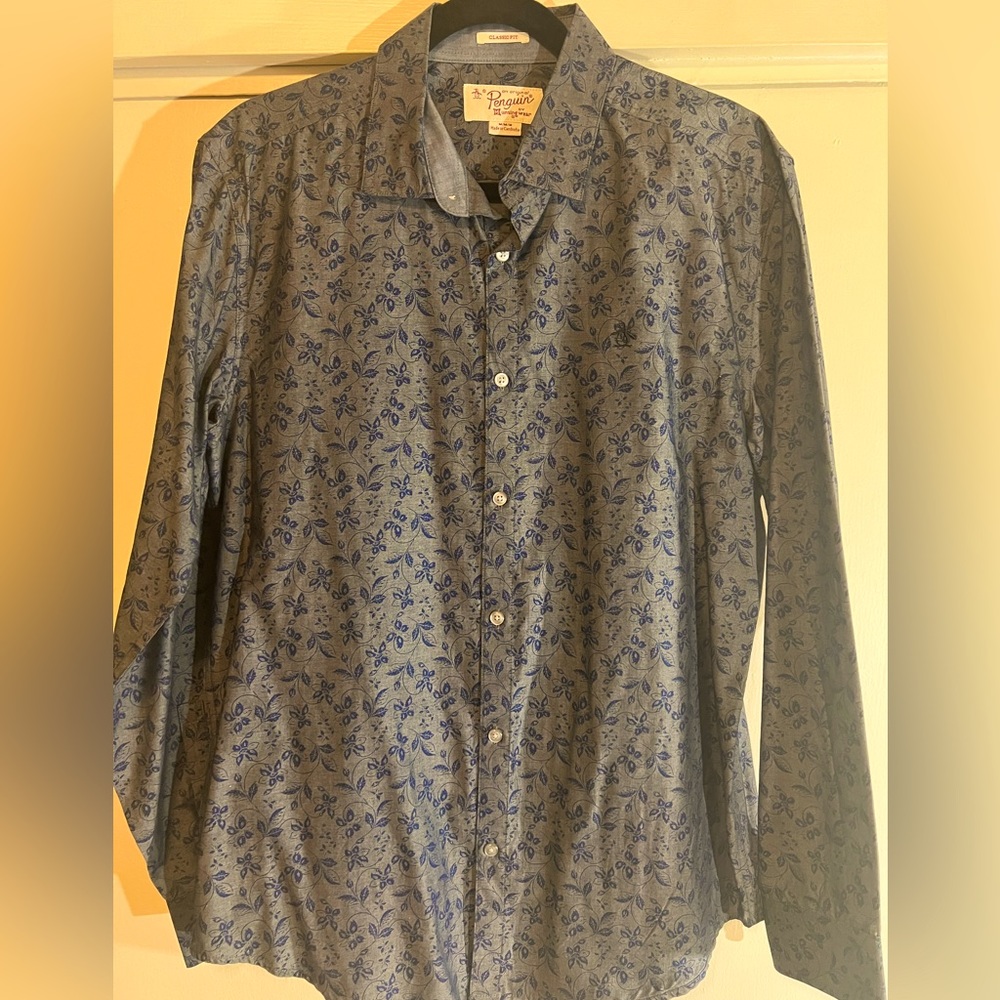 Original Penguin Long Sleeve Button up